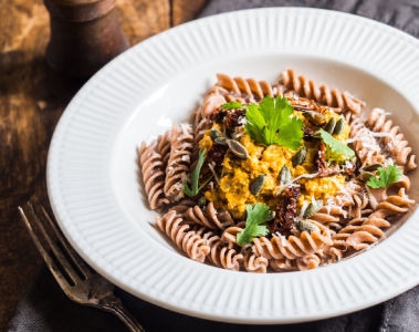 Protein-packed pasta with a plant-based twist 