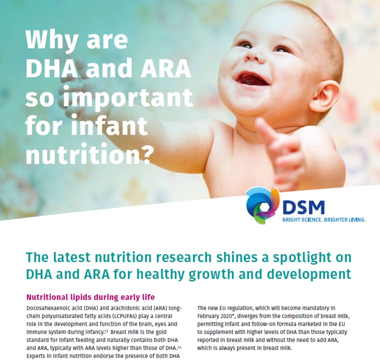 DHA & ARA DSM Human Nutrition & Health