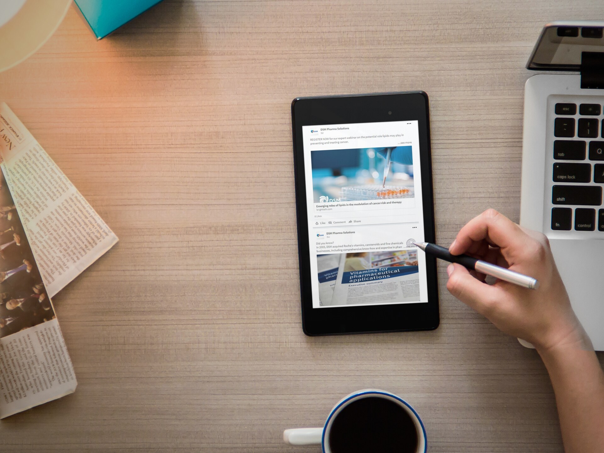Follow DSM Pharma Solutions on LinkedIn