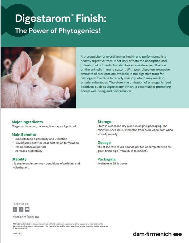 Digestarom® Finish: The Power of Phytogenics