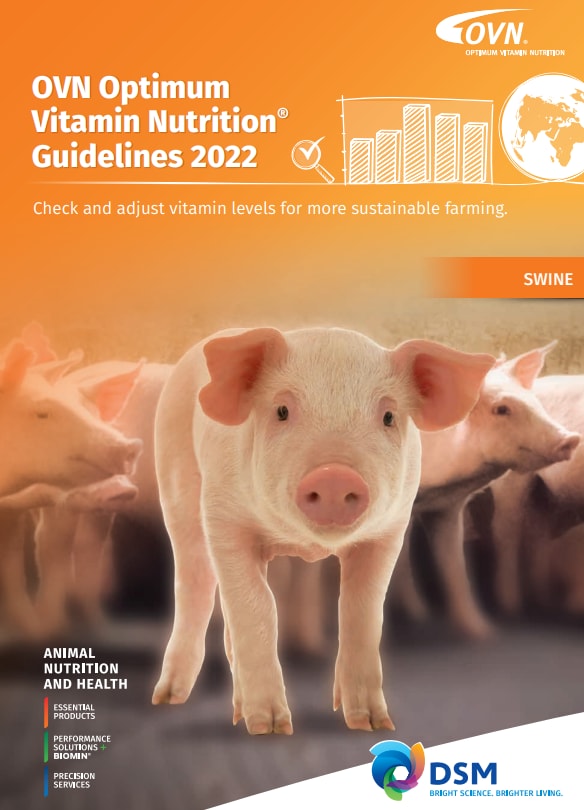 OVN Optimum Vitamin Nutrition Guidelines Swine 2022