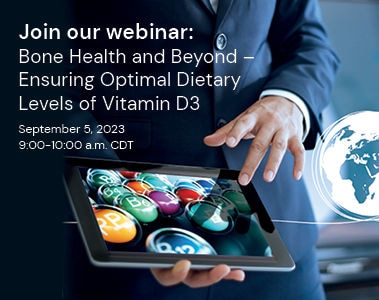 Webinar: Bone Health and Beyond – Ensuring Optimal Dietary Levels of Vitamin D3