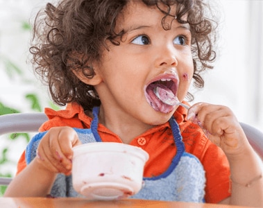 Why choose between more taste and less waste in yogurts? Enjoy it all.