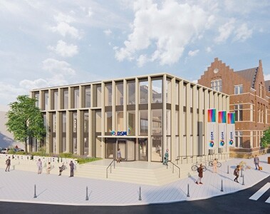 DSM markeert start bouw van het nieuwe hoofdkantoor in Maastricht 