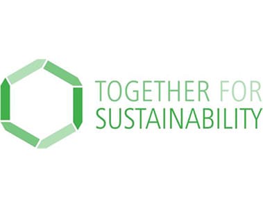 Logotipo da iniciativa Juntos pela Sustentabilidade