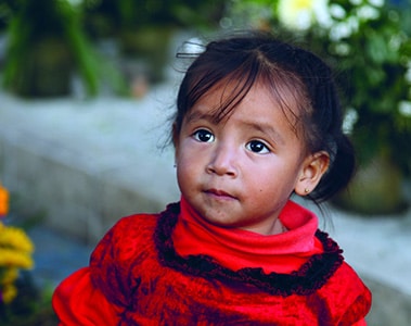 Foto de uma criança