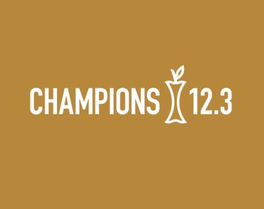 Logotipo da Champions doze ponto três