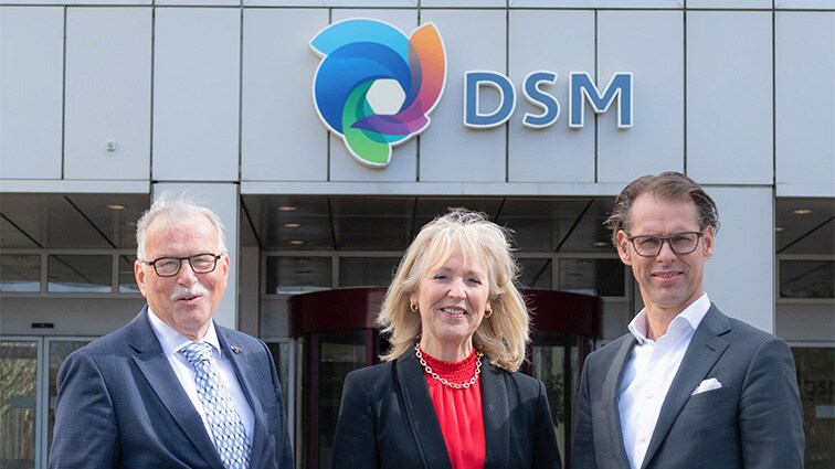 Raad van Commissarissen DSM Nederland B.V. (l-r Jan van Zuijdam, Inge Brakman en Dimitri de Vreeze)