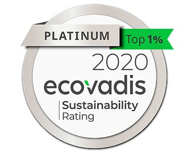 ecovadis 2020 platinum
